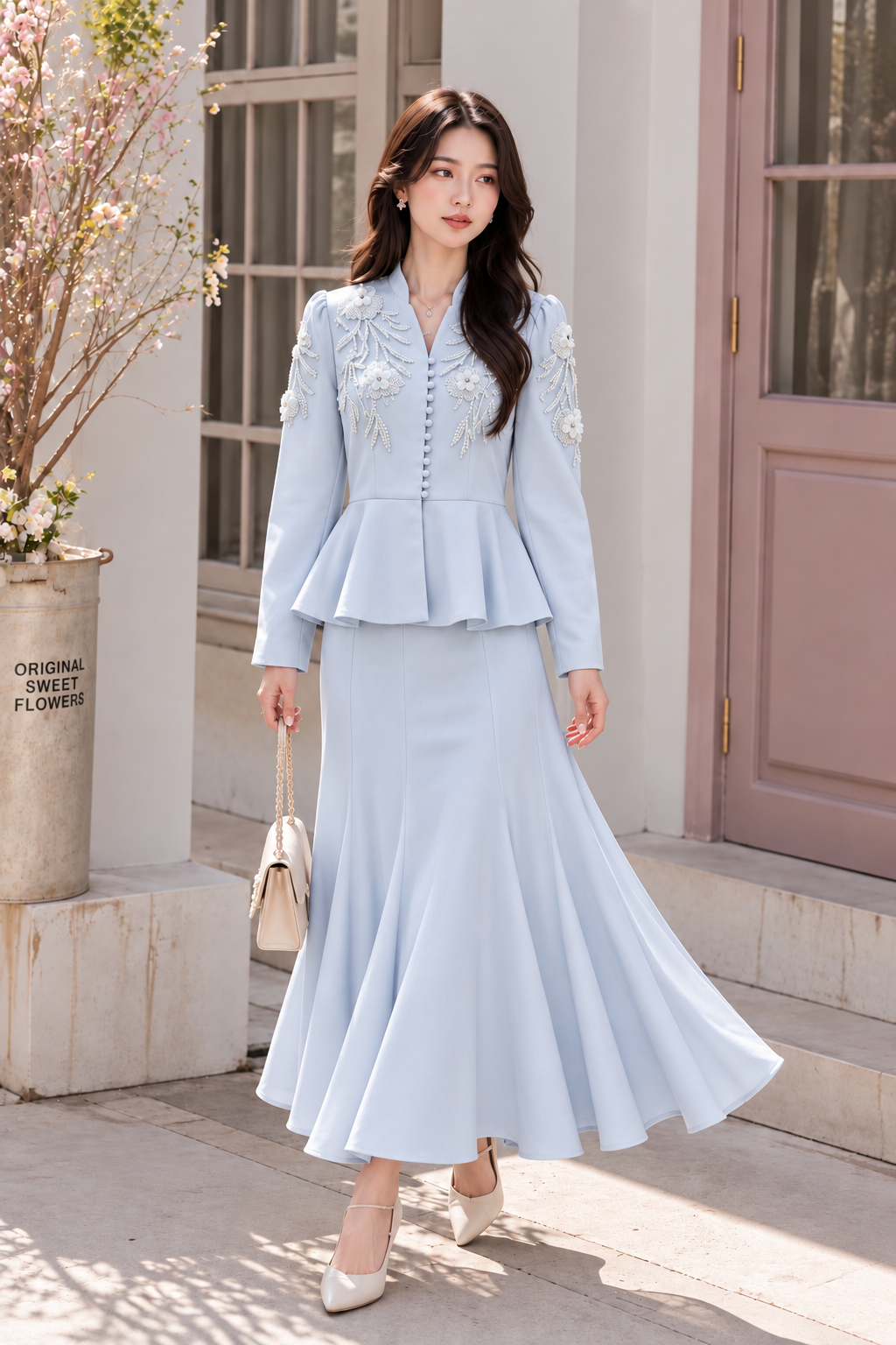 Trendy Korean Skirt sets