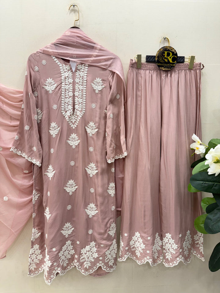 Lucknawi Embroidered Suits
