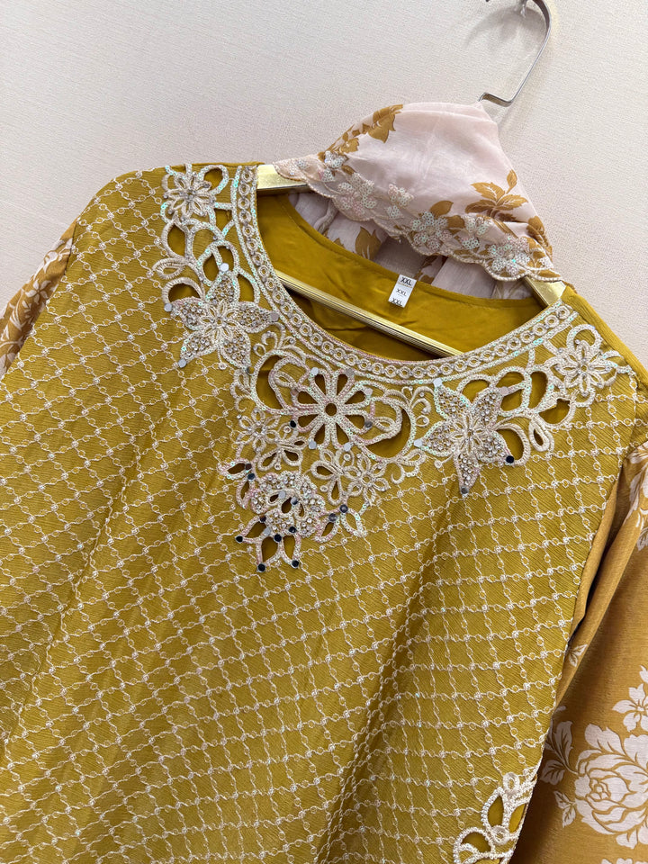 Pakistani cutwork suits