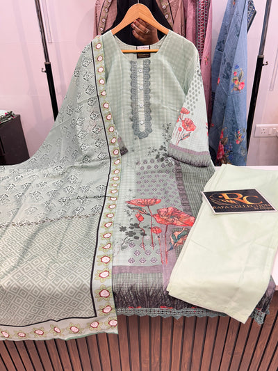 Pakistani print suit 460