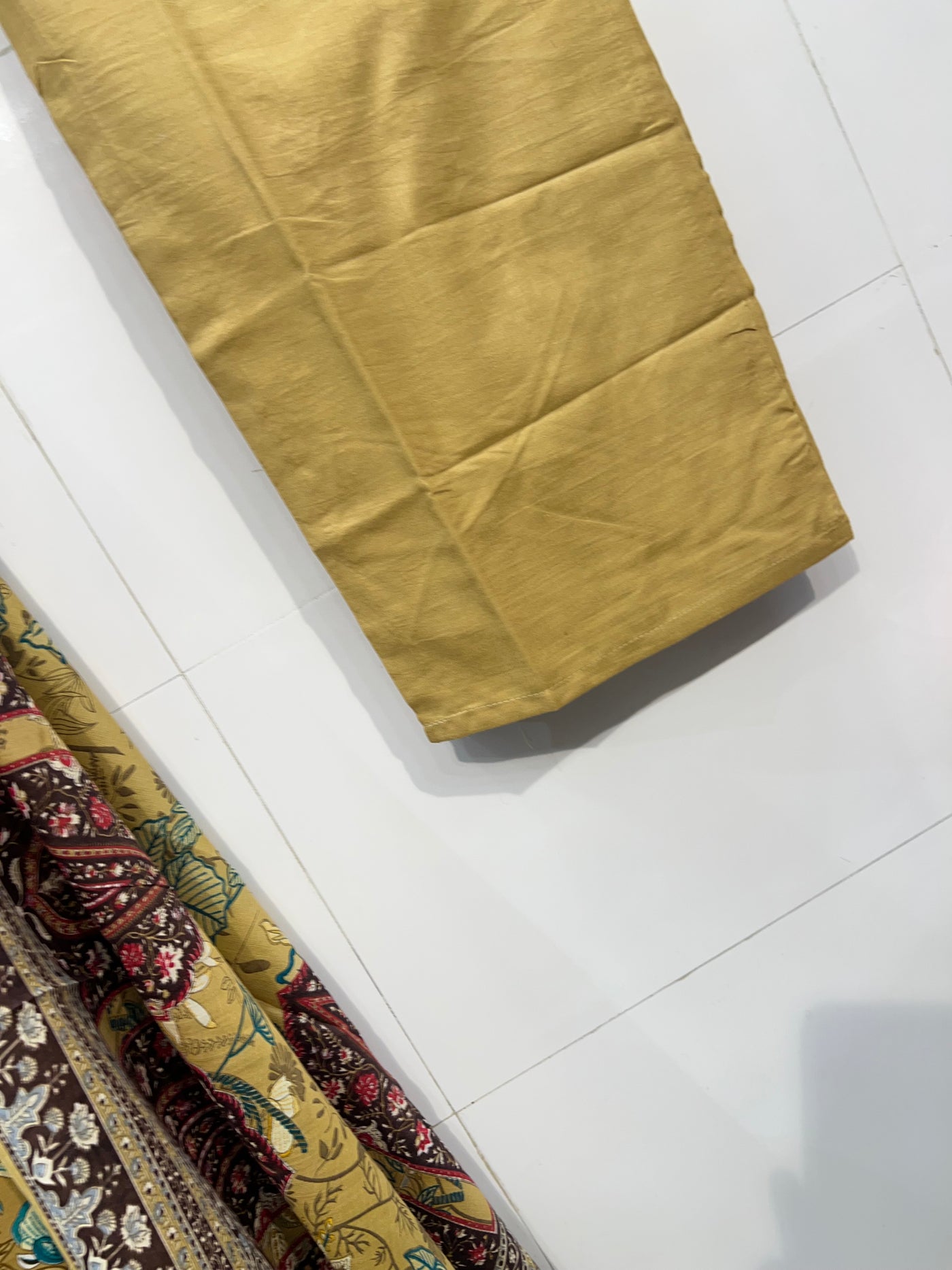 Semi cotton kurti pant suits 2150
