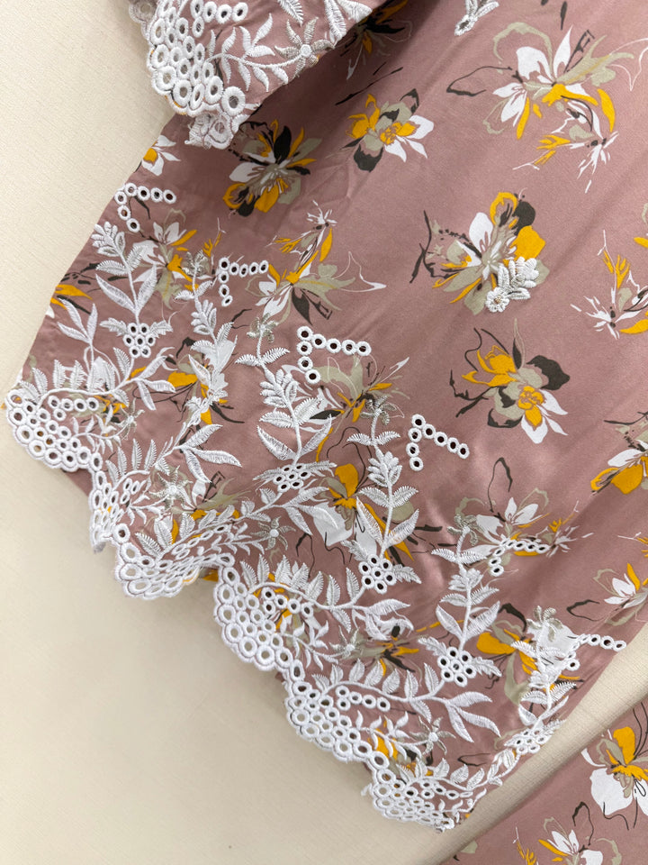 Rayon Embroidered Co-ord sets