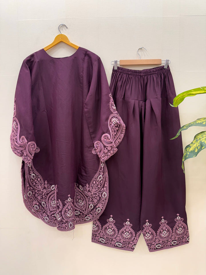 Embroided farshi suits