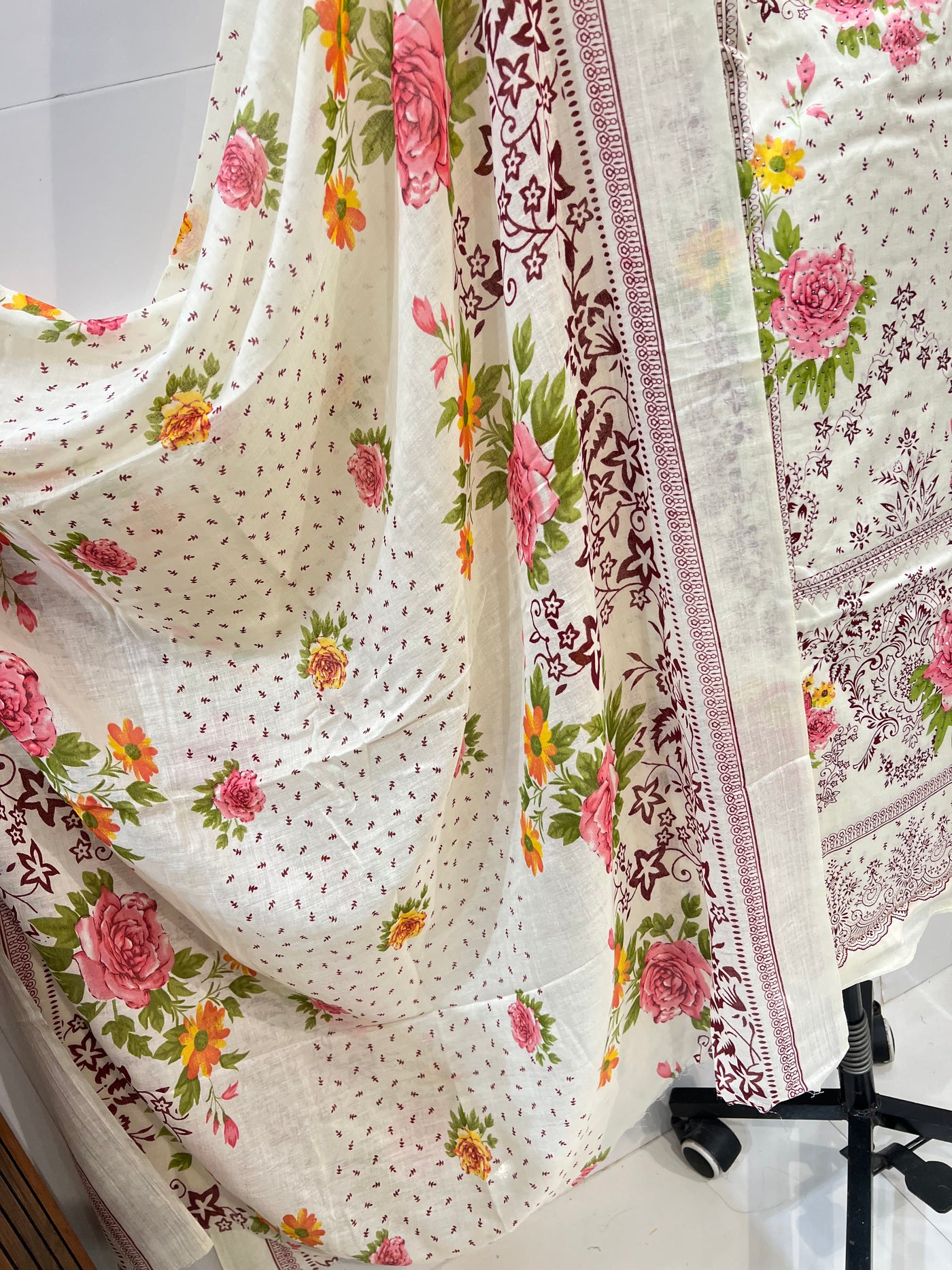 Cotton unstitch  suits 2518