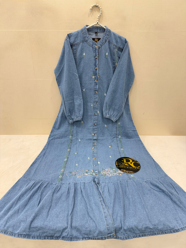Denim Long Gown’s