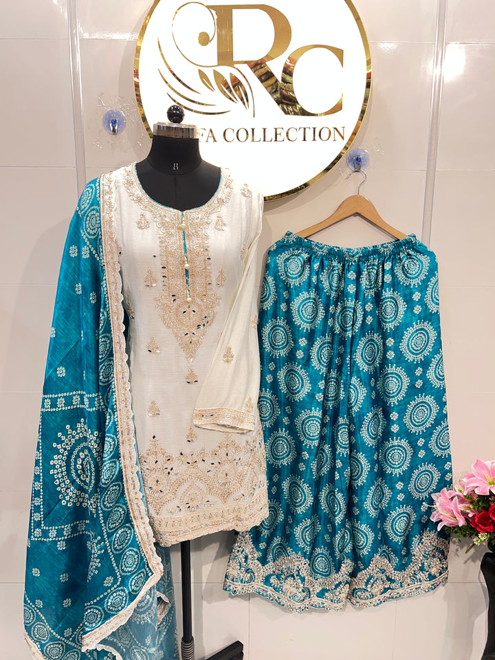 Mirrorwork Special Palazzo Suit 1789