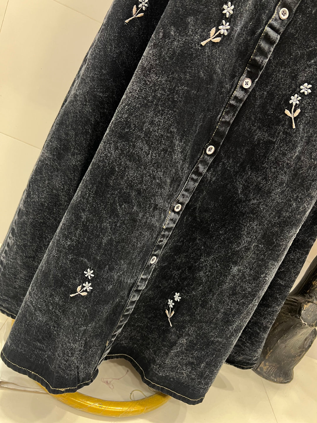 Denim long Gown 2760