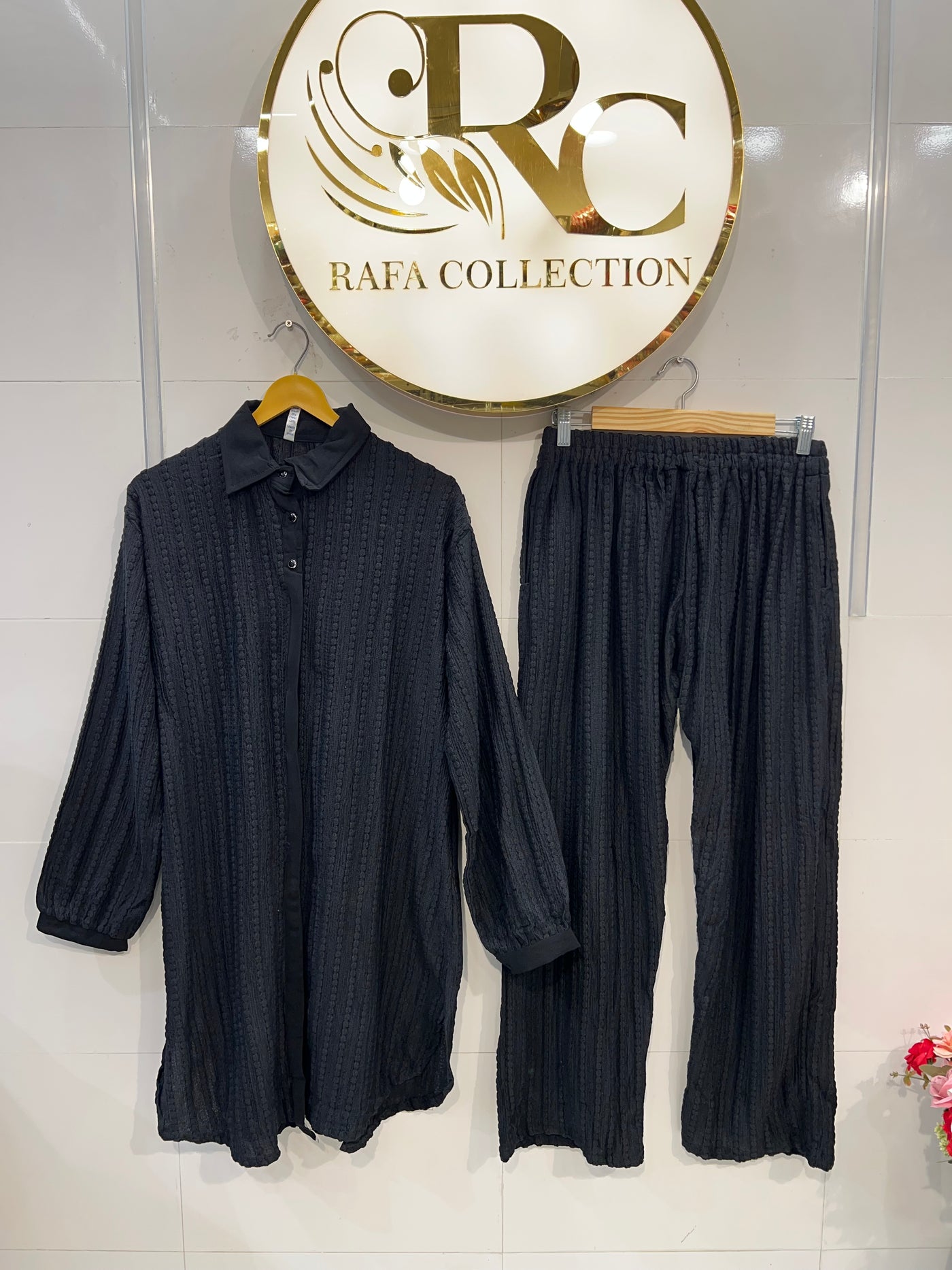Imported crinkle co- ord sets 2391