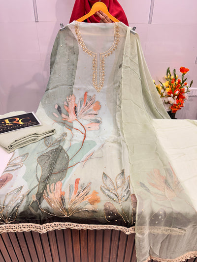 Pure Organza Suit 1640