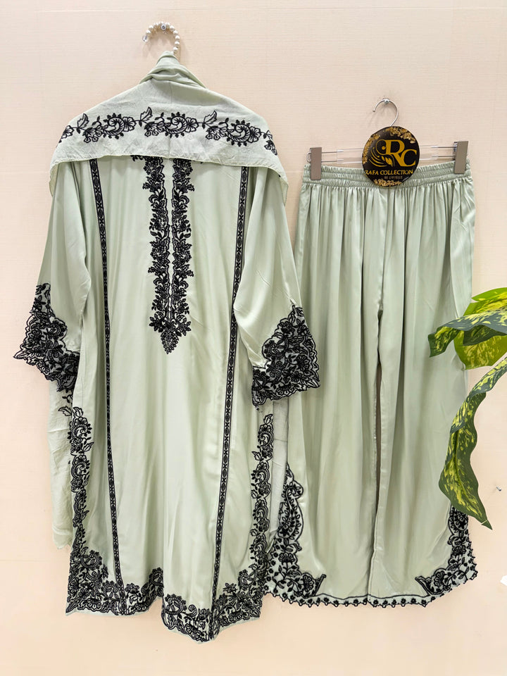 Embroidered plazzo suits