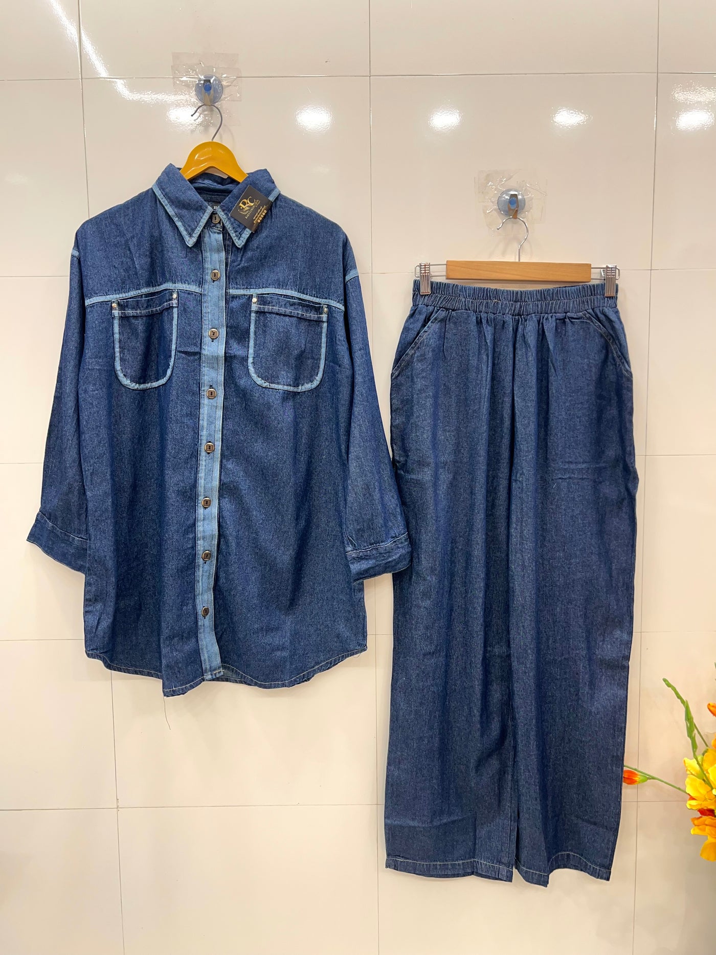 Denim co-ord sets 7118