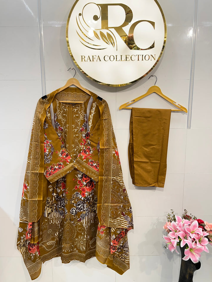 Semi cotton casual suits 2373