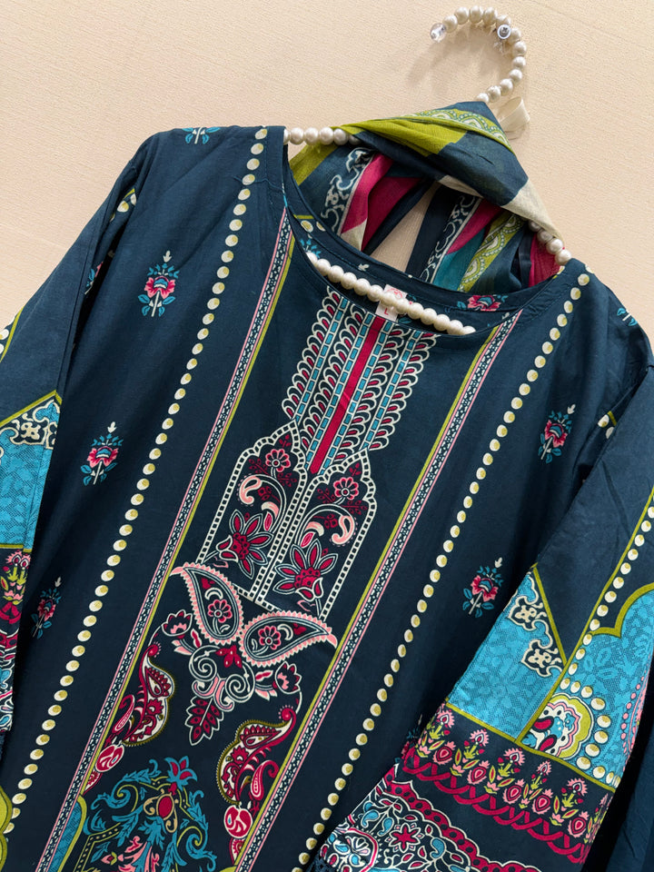 Cotton ready to wear suits 5018