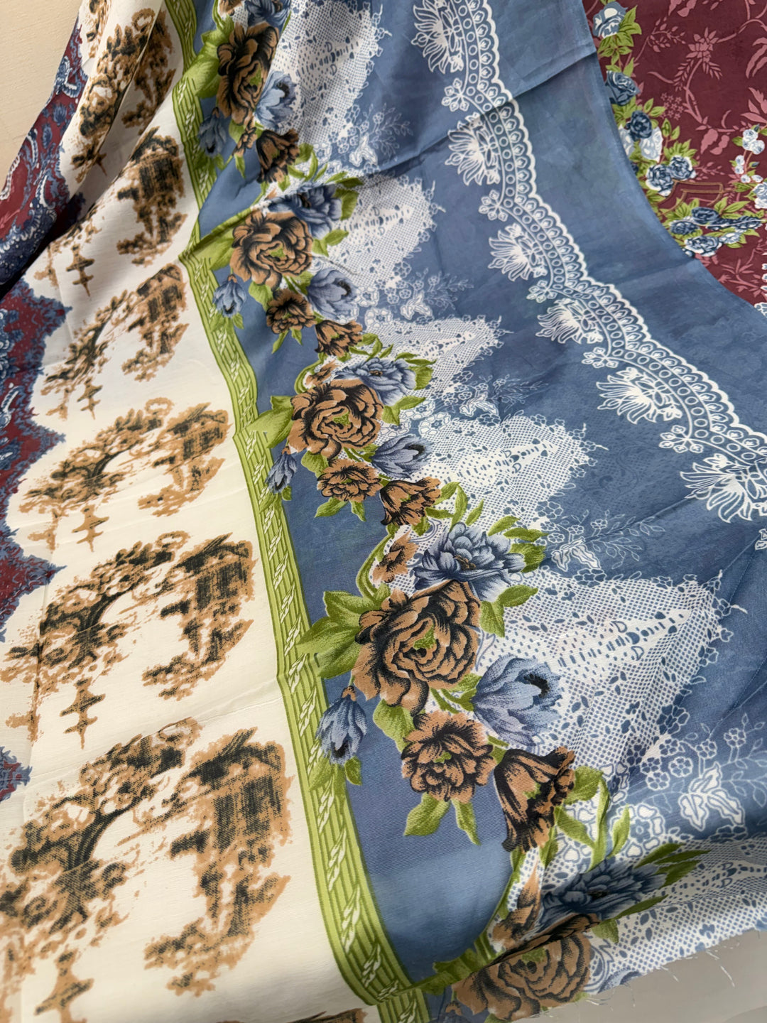 Cotton embroidered suits 2859