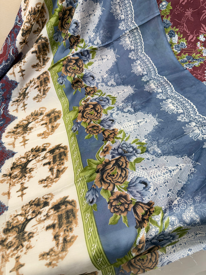 Cotton embroidered suits 2859