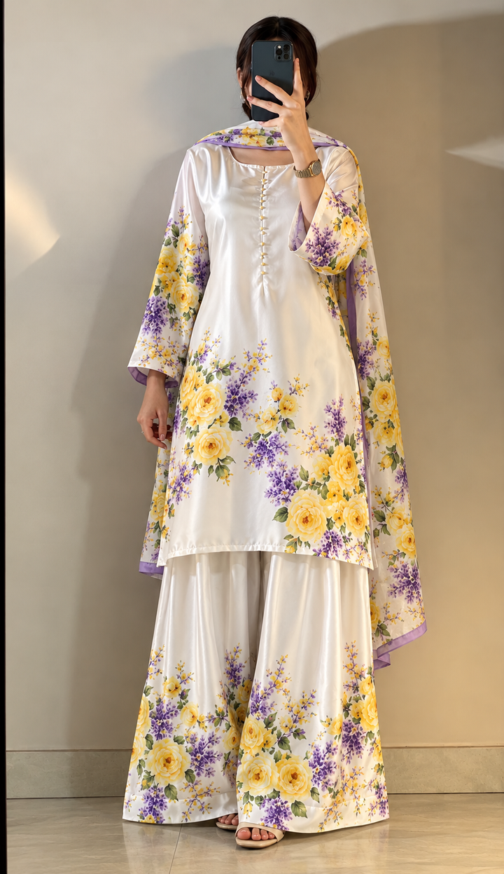 Satin Viral Farshi Suits