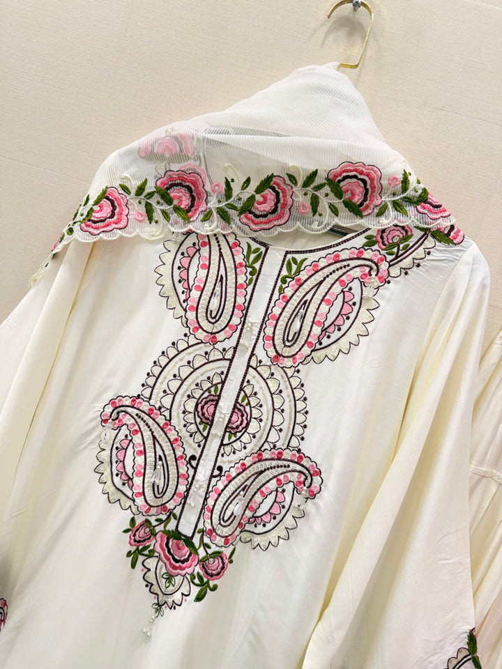 Embroidered Farshi Salwar Suits