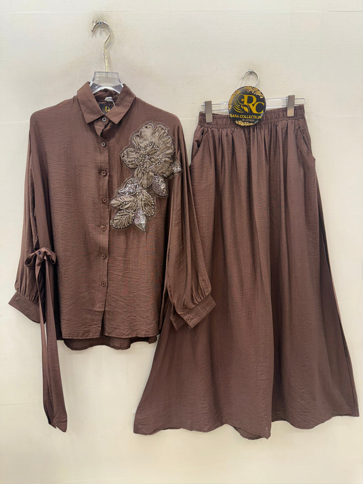 Imported korean skirt Co-ord Sets