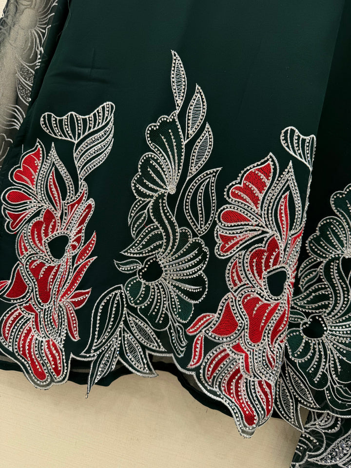 Stone embroidered suits