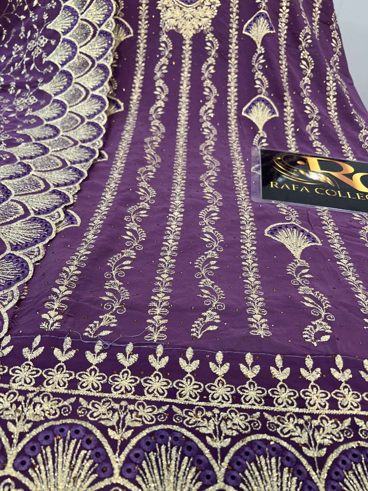 Georgette work suits 2218