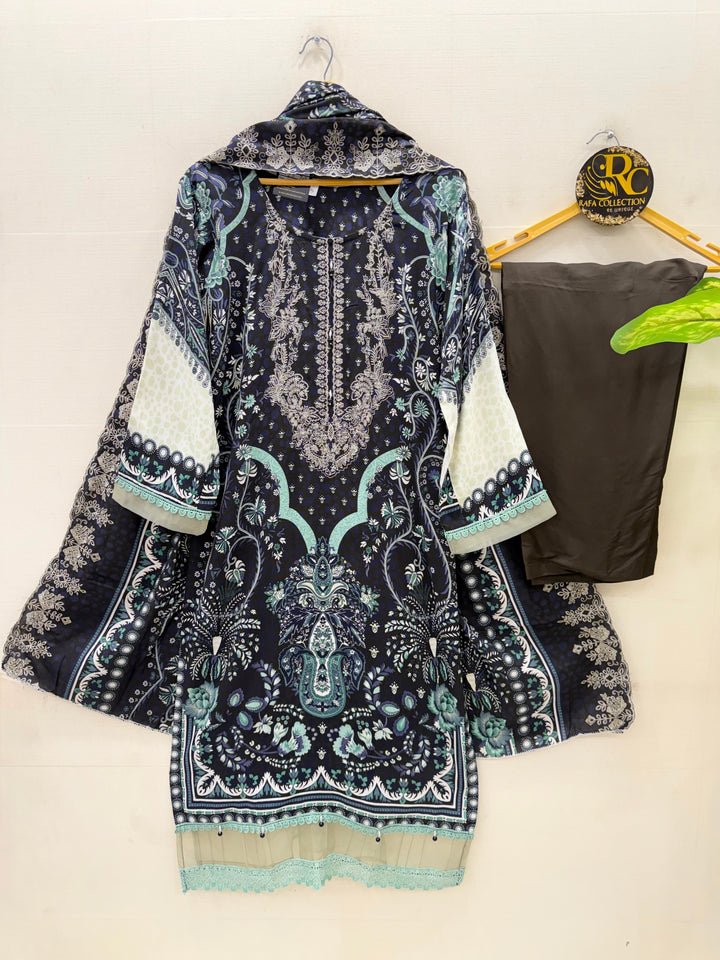 Cotton pakistani patch work suits