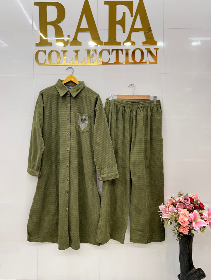 corduroy co ord sets 3112