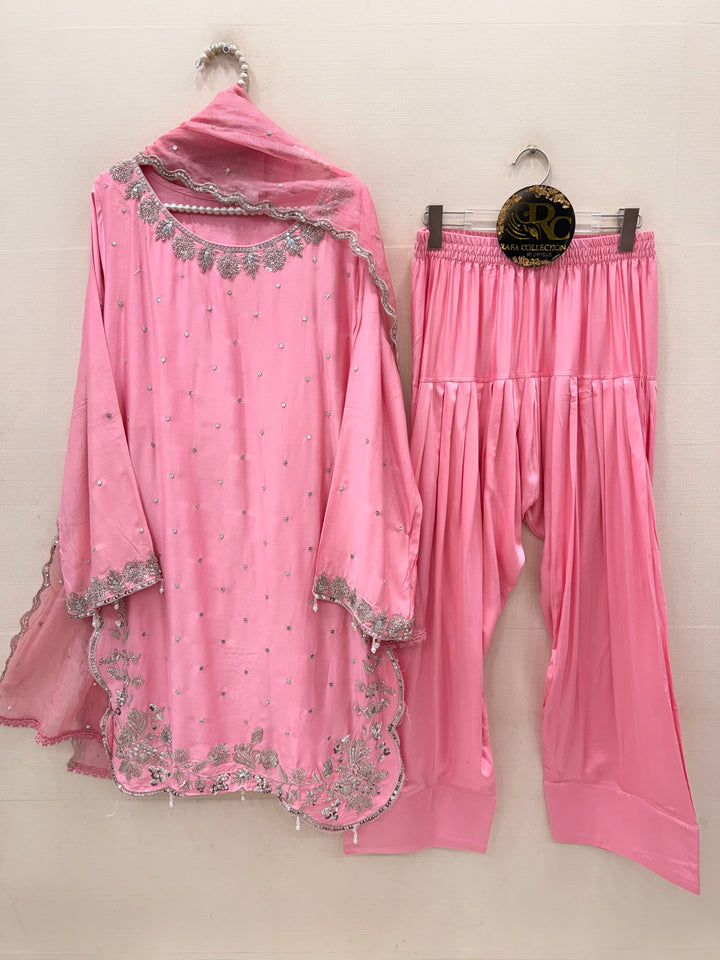 Handwork Farshi Salwar Suits