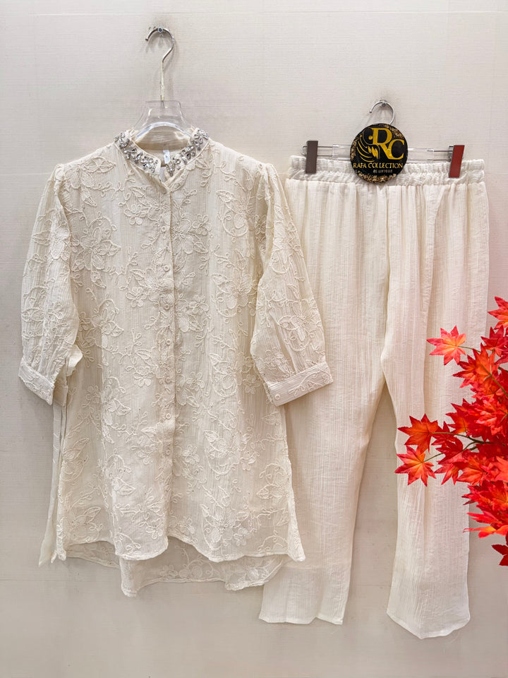 Imported crinkle Co-ord Sets