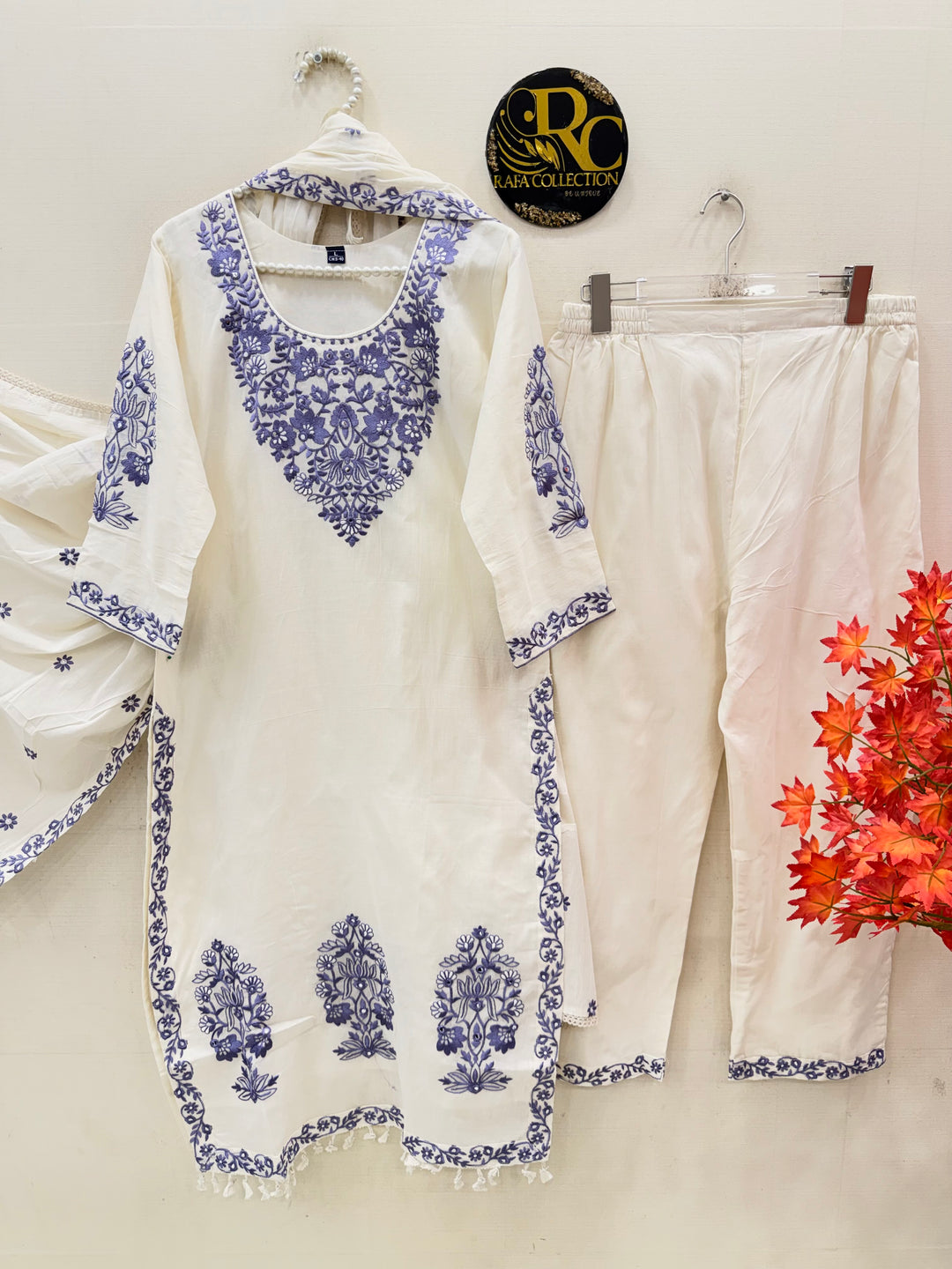 cotton embroidery suits