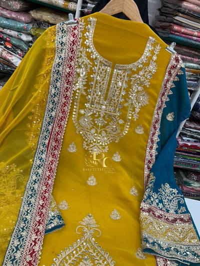 Georgette Unstitch Suit 1647
