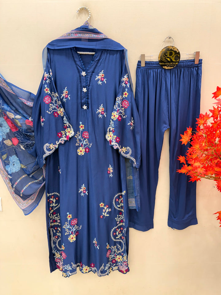 Embroidered Long Suits