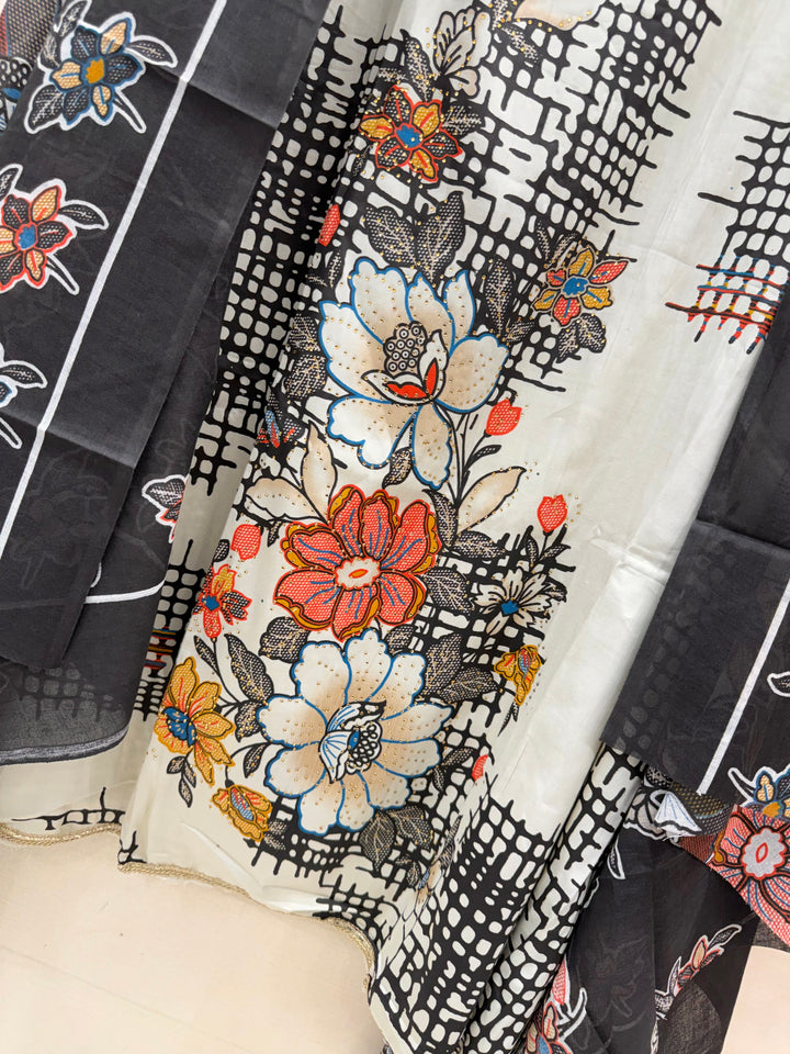 Cotton unstitched suits