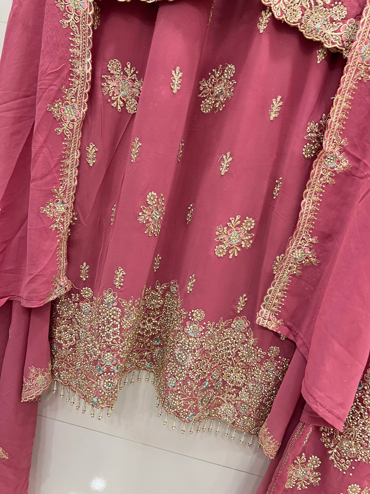 Party wear flaired plazzo suits 2822