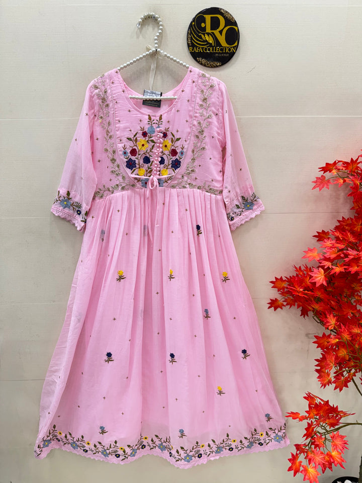 cotton embroidered gowns