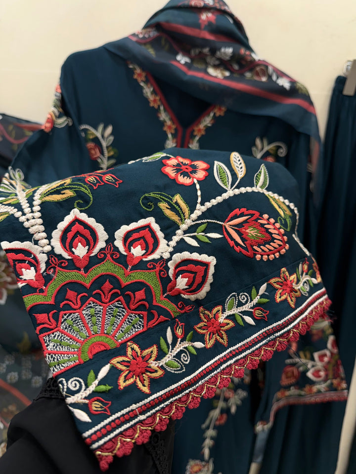Pakistani formal embroidered suits