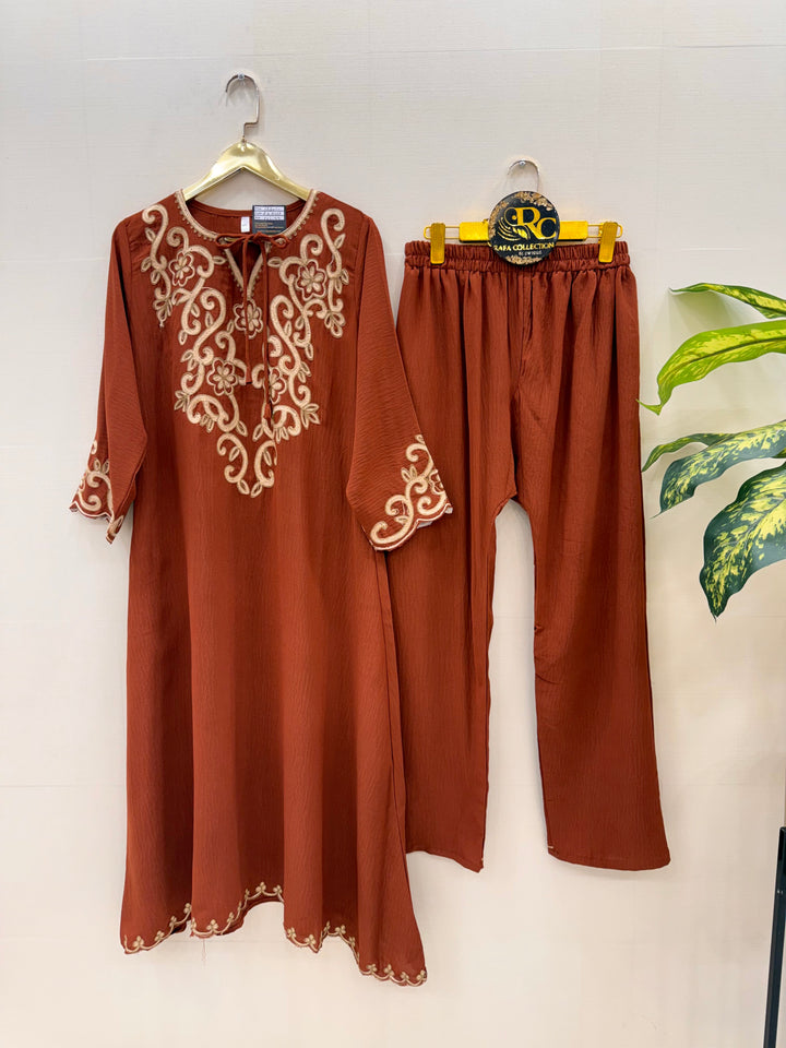 Imported embroided co-ord sets