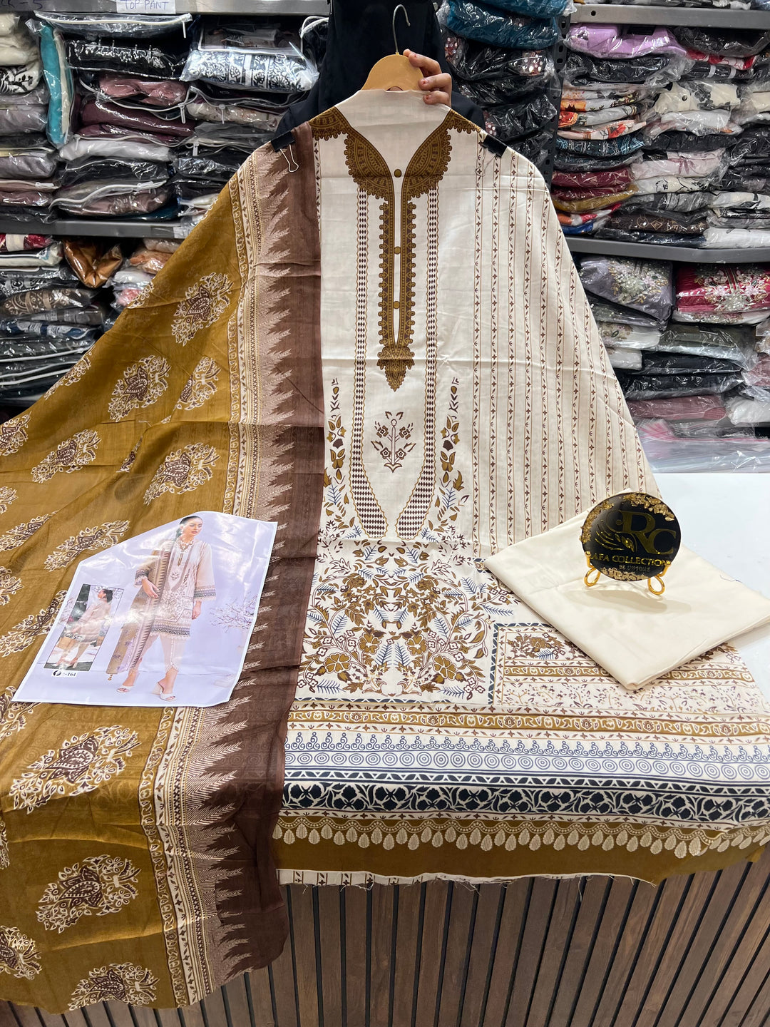 Cotton printed suits 3147