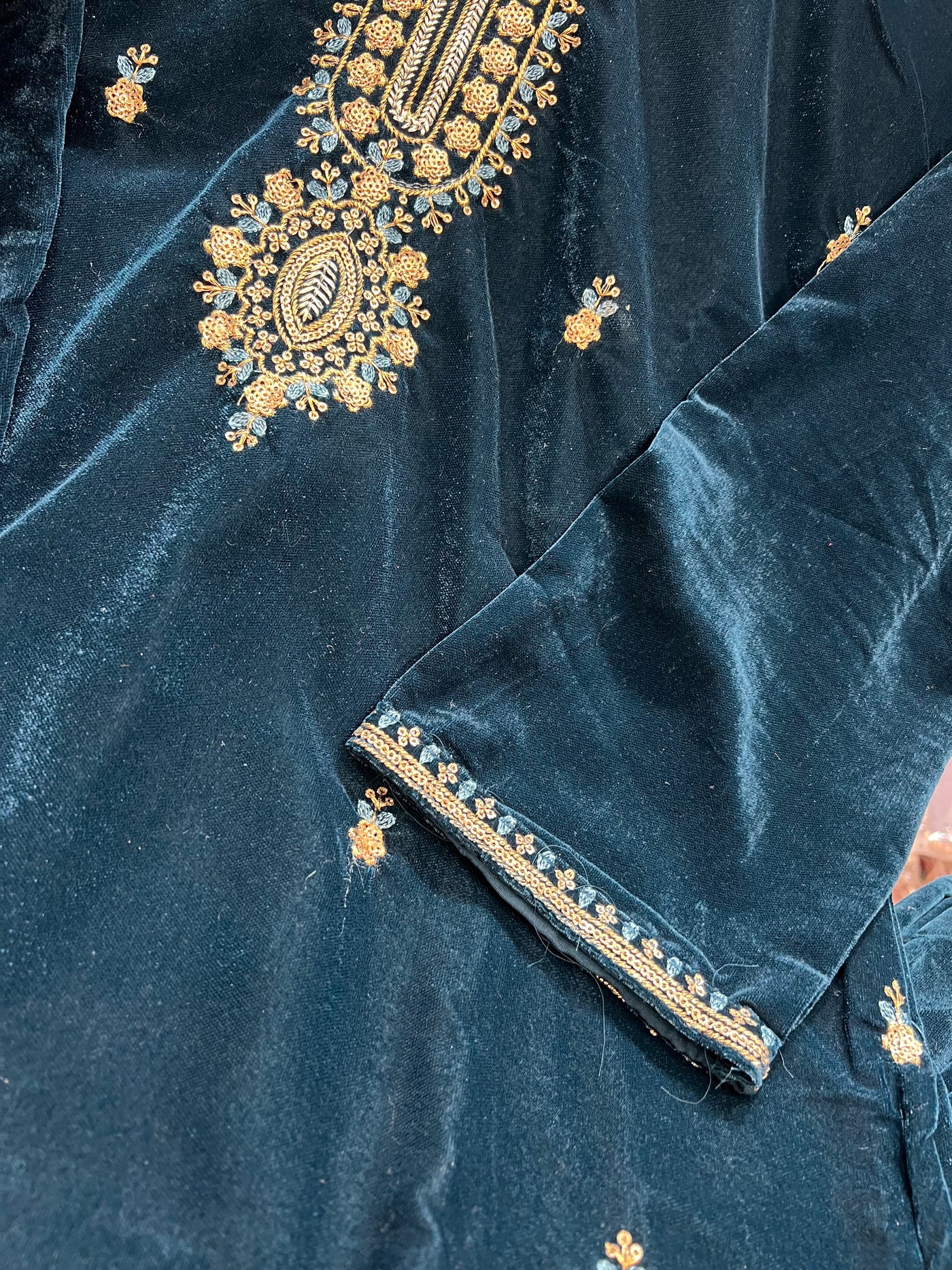 Velvet sharara Suits 586