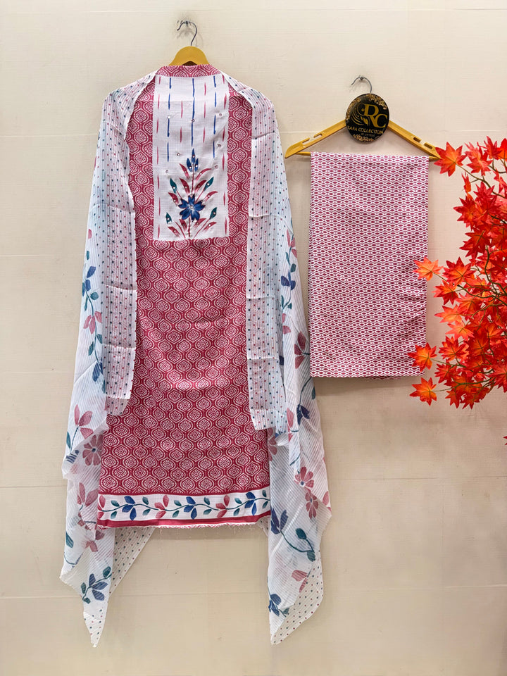 Cotton Unstitched Suits