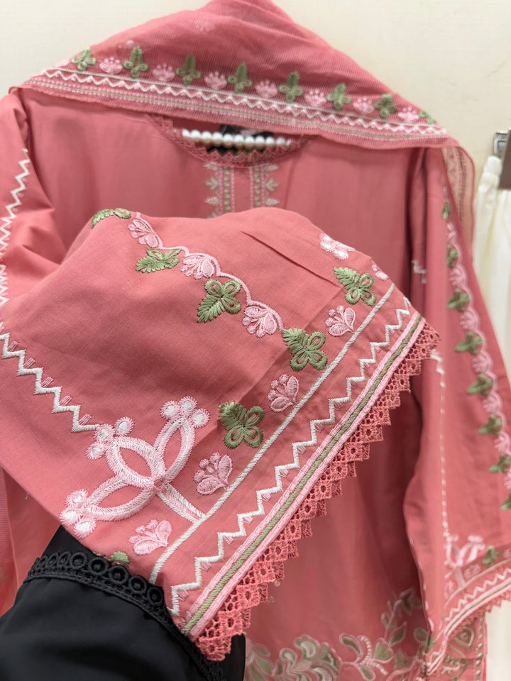 Cotton Embroidered Suits