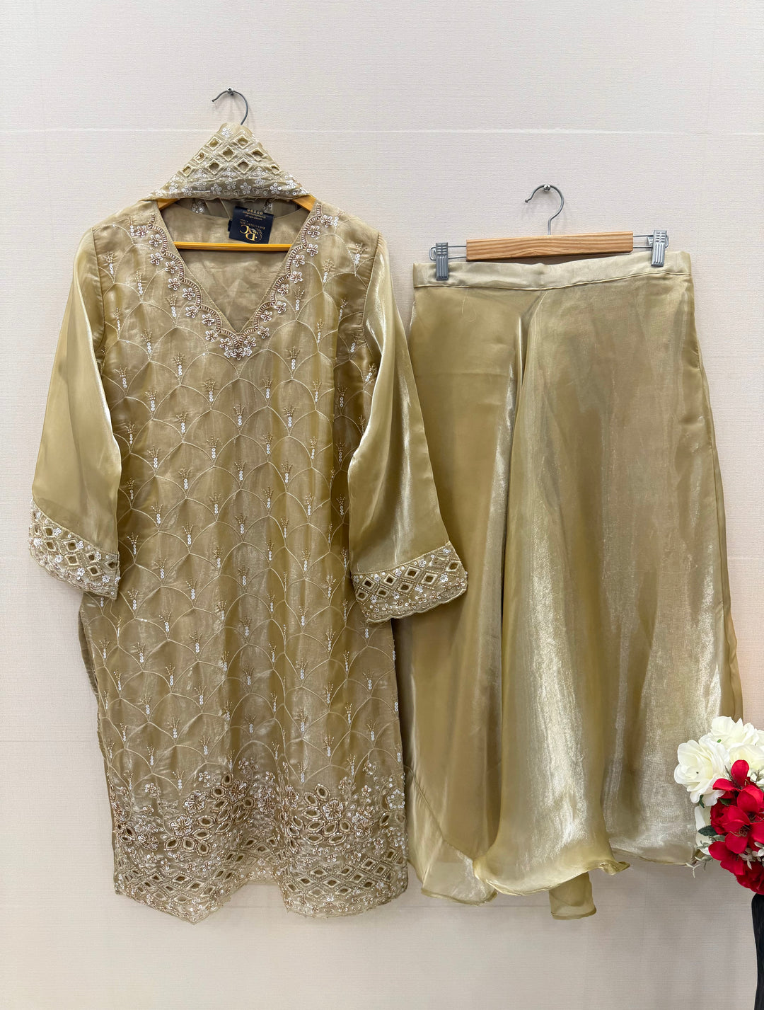 Shimmer Organza Suit