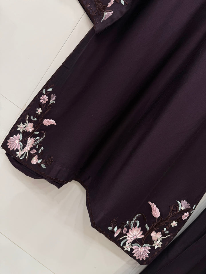 Embroidered Farshi salwar suits