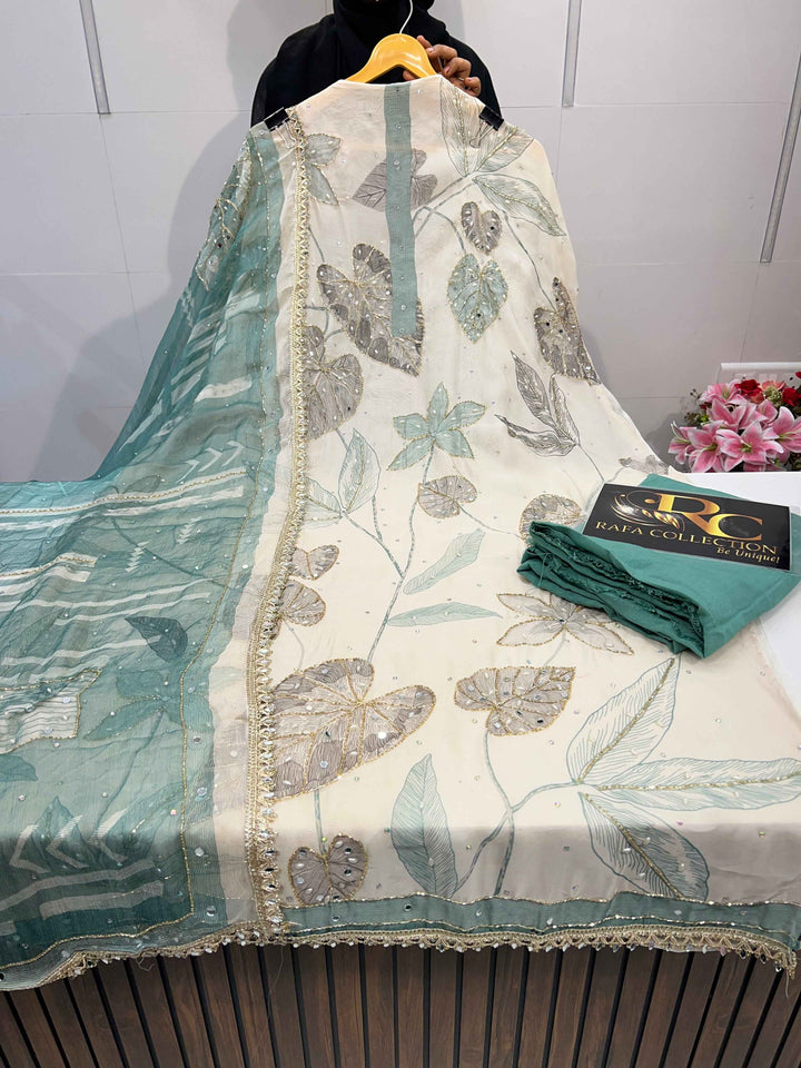 Organza Handwork Suit 2251