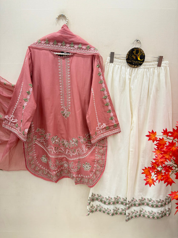 Cotton Embroidered Suits