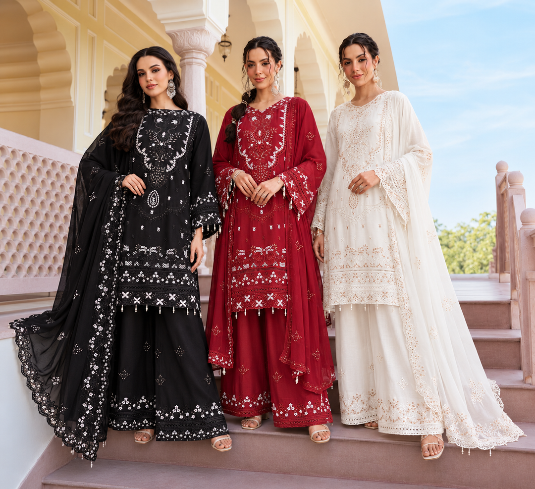 Premium Embroidered Suits
