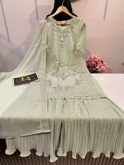 Bridal Handwork Garara suits 1011