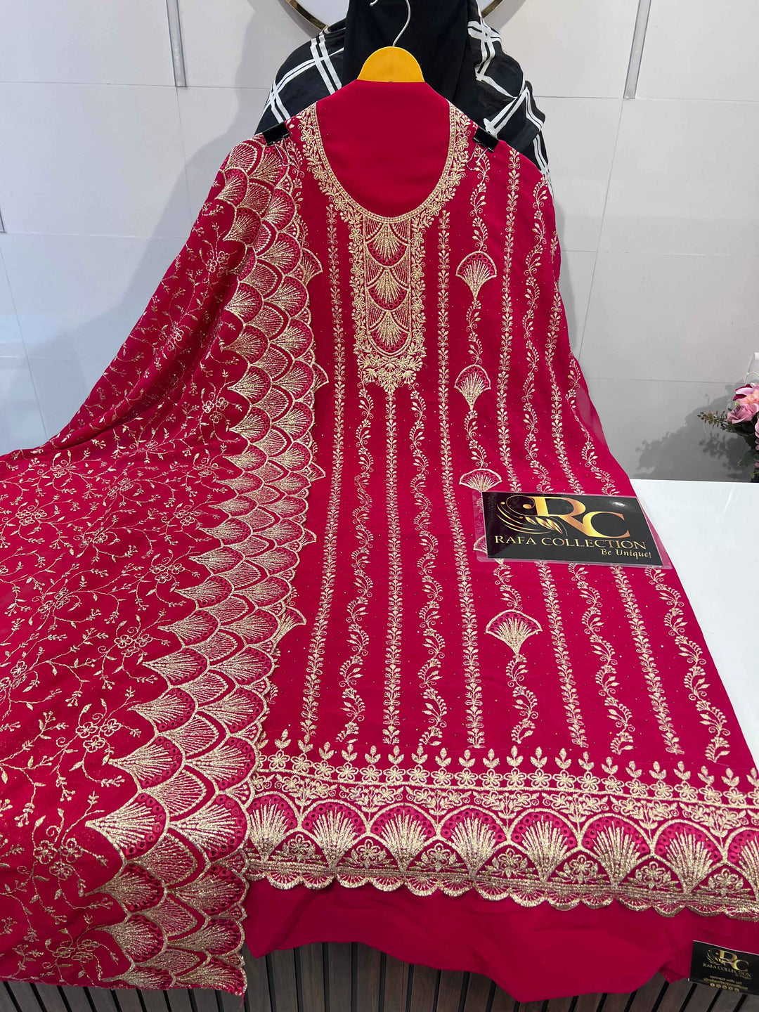 Georgette work suits 2218