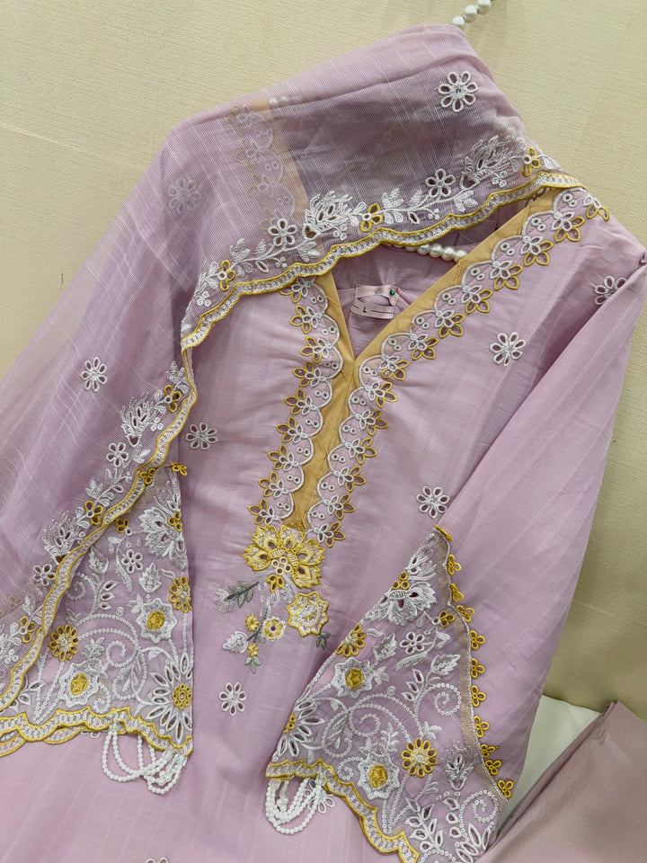Premium cutwork suits