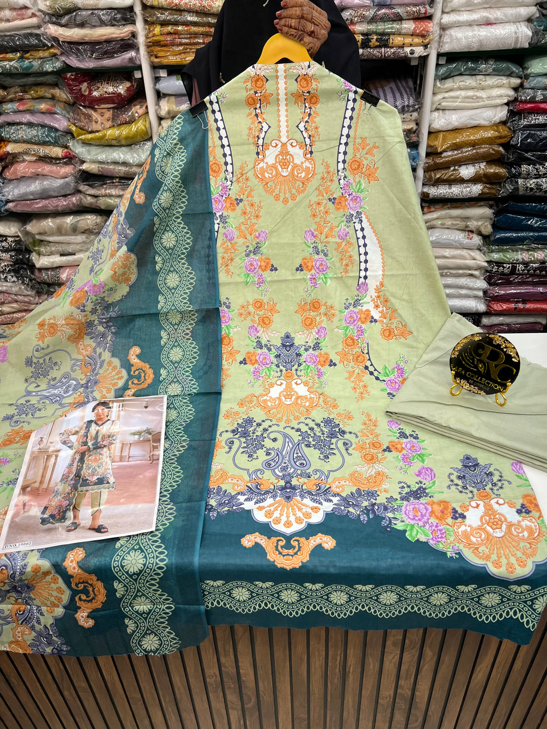 Cotton unstitched suits 2777