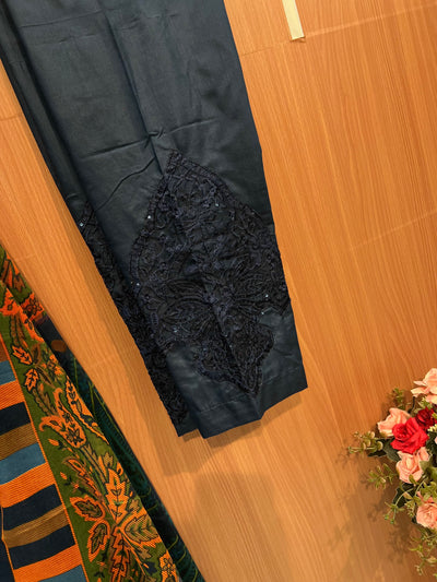 Pakistani patch work suit 2519